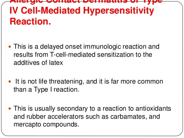 latex allergy hypersensitivity Amateur facial serine